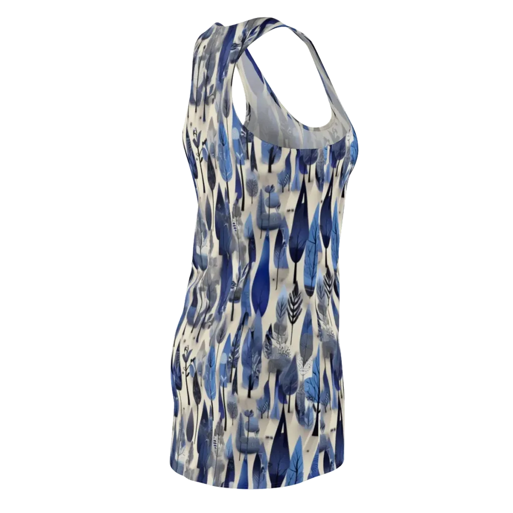 Azure Canopy on Racerback Dress — Back Side