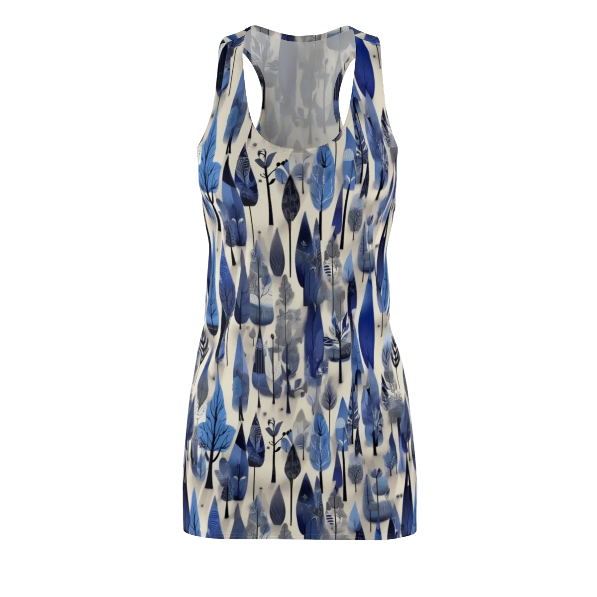 Azure Canopy on Racerback Dress — Front