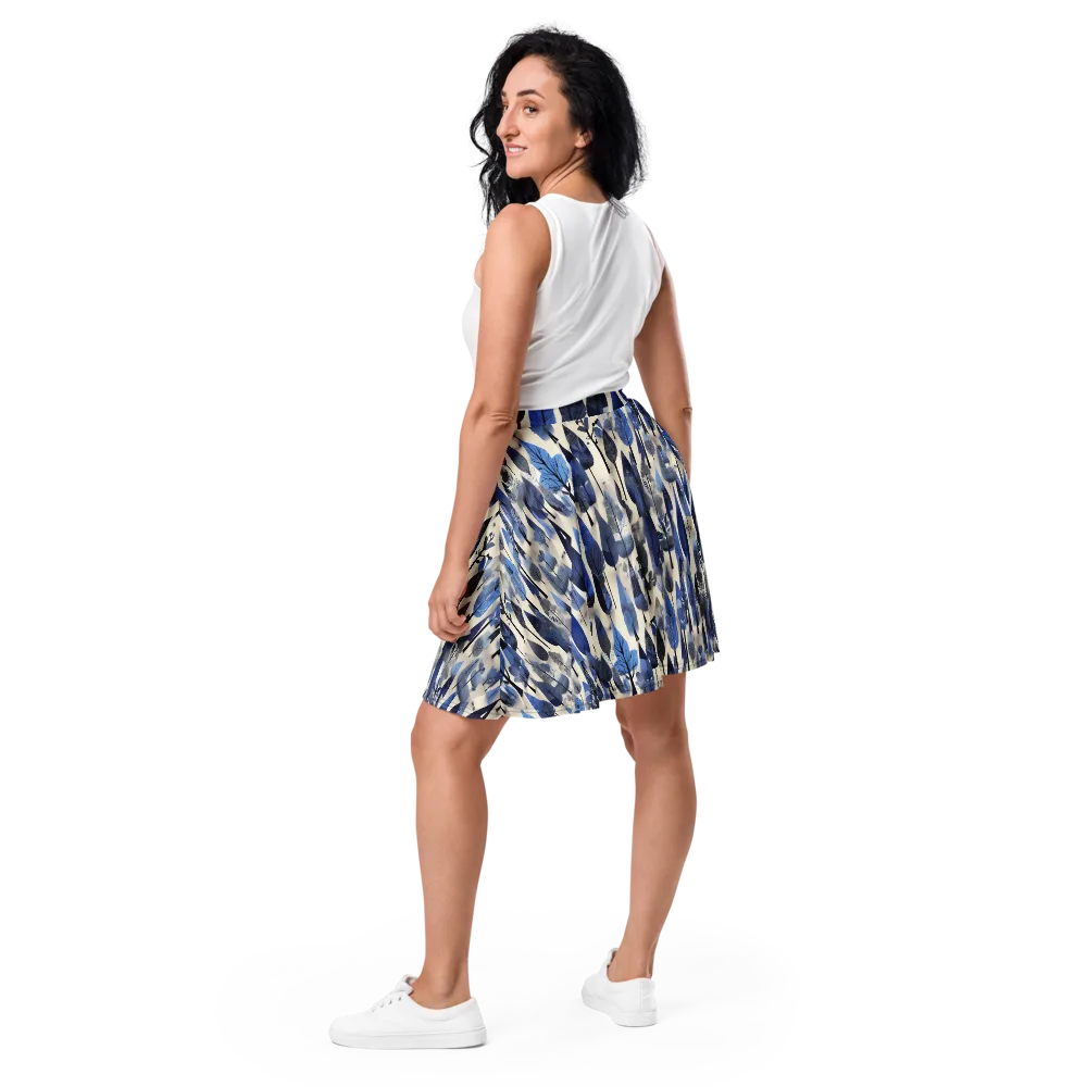 Azure Canopy on Skater Skirt — Back