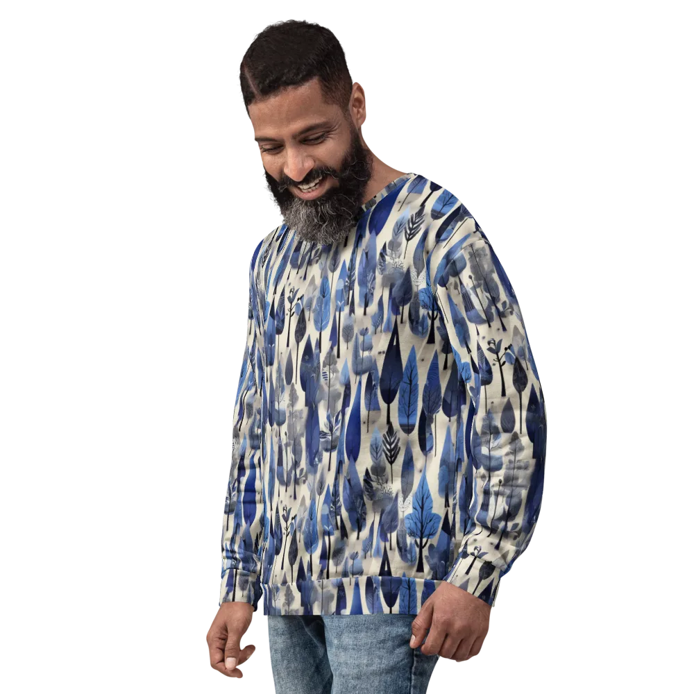 Azure Canopy on Sweatshirt — Left Front