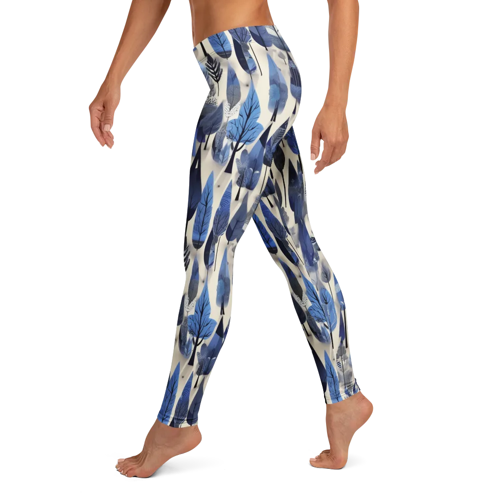 Azure Canopy on Leggings — Left