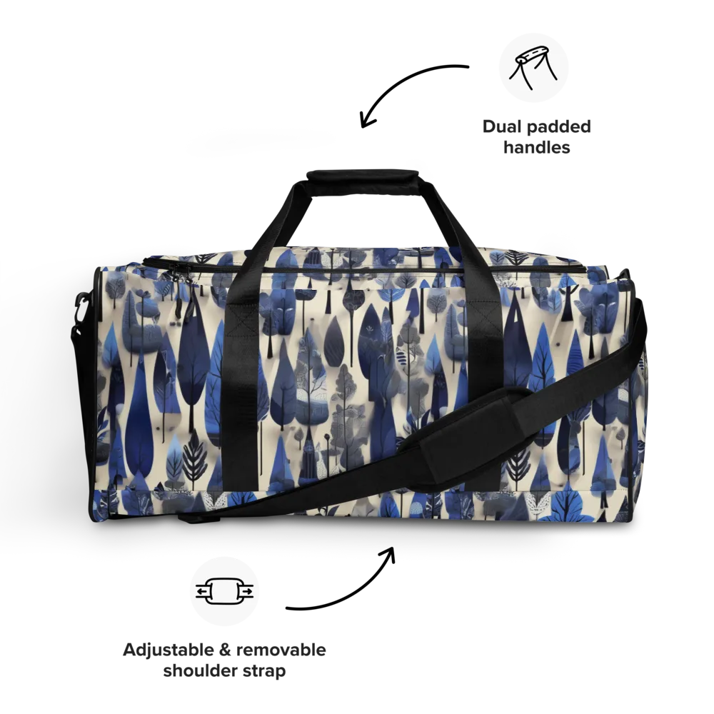 Azure Canopy on Duffle Bag — Front