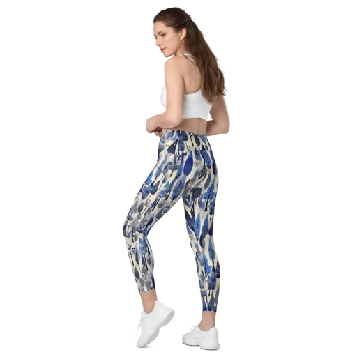 Azure Canopy on a Leggings with Pockets