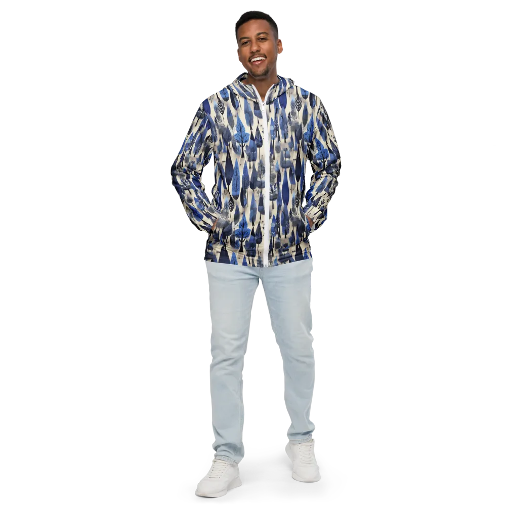 Azure Canopy on Men's Windbreaker — Front