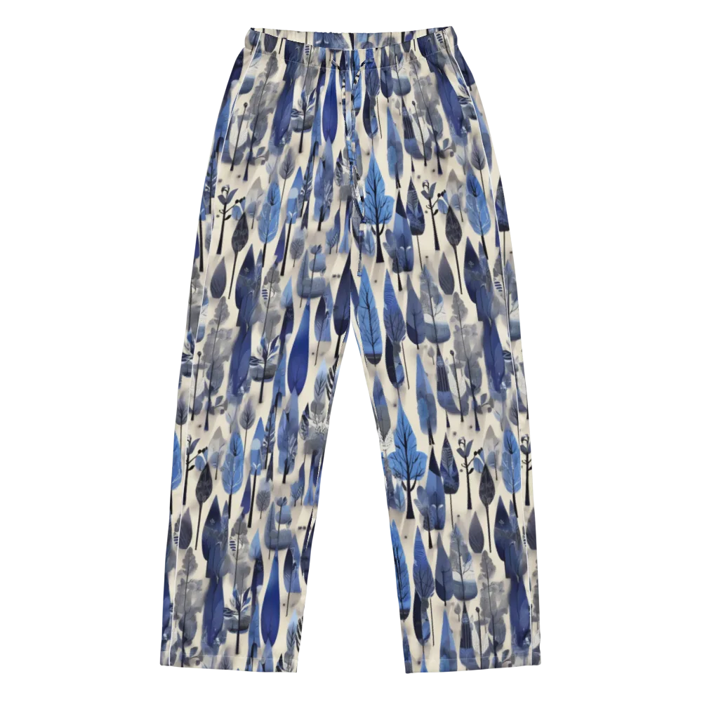 Azure Canopy on Women's Pajama Pants — Front