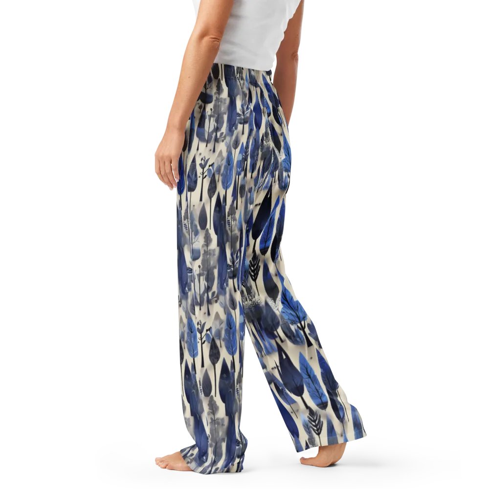 Azure Canopy on Women's Pajama Pants — Left