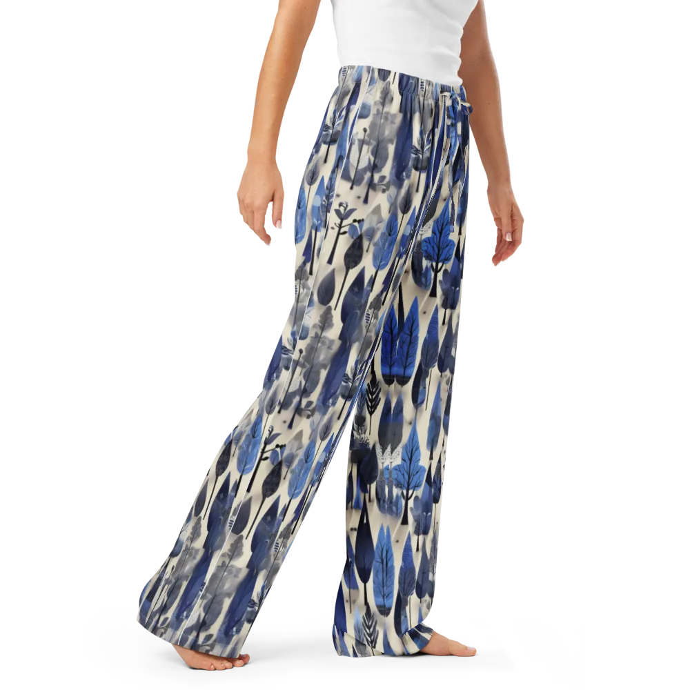 Azure Canopy on Women's Pajama Pants — Right Front