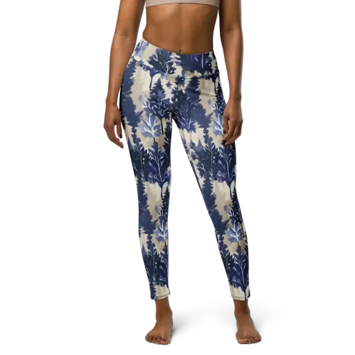 Indigo Understory on a Yoga Leggings