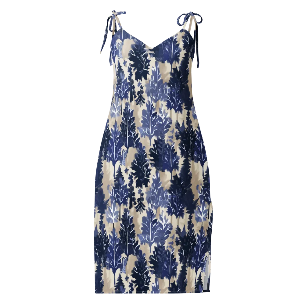 Indigo Understory on Slip Dress — Front