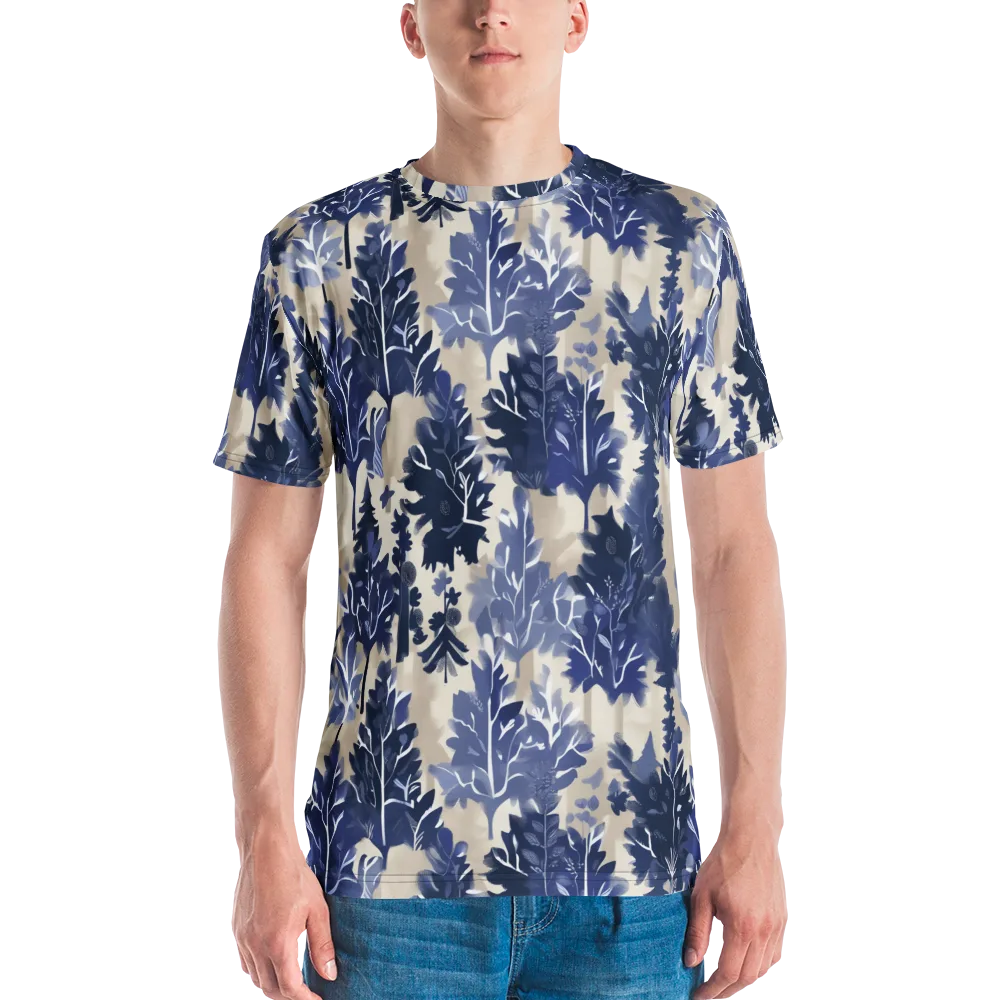 Indigo Understory on Men's Crew Neck T-Shirt — Front