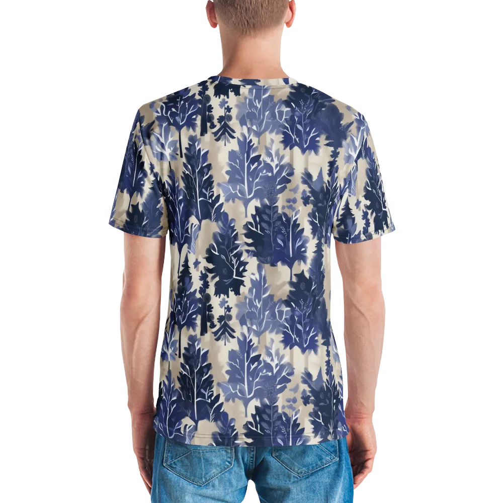 Indigo Understory on Men's Crew Neck T-Shirt — Back