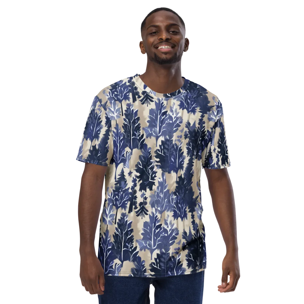 Indigo Understory on Men's Crew Neck T-Shirt — Front
