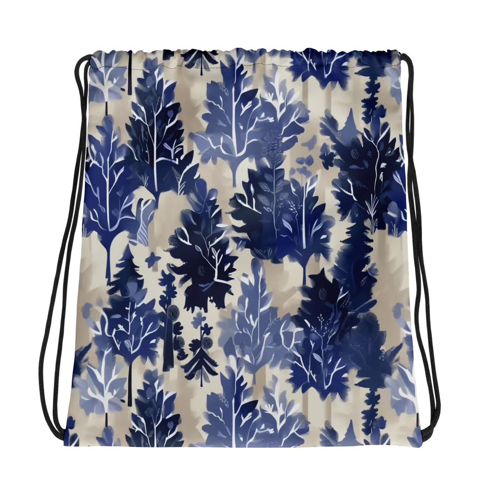 Indigo Understory on Drawstring Bag — Photo