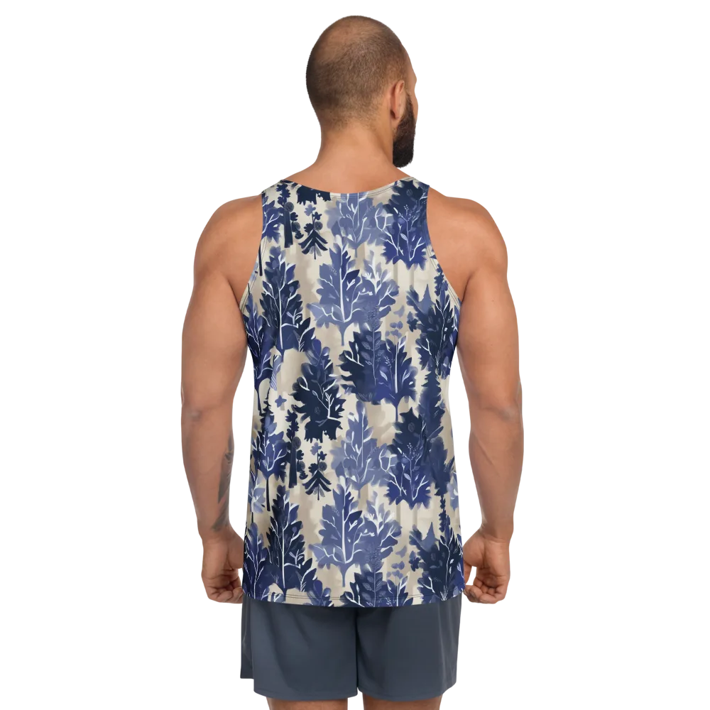 Indigo Understory on Men's Tank Top — Back