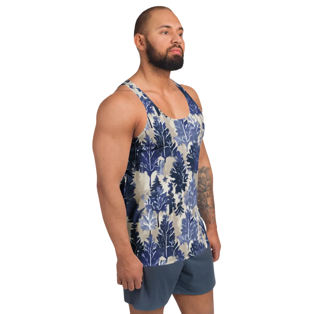Indigo Understory on Men's Tank Top — Right Front