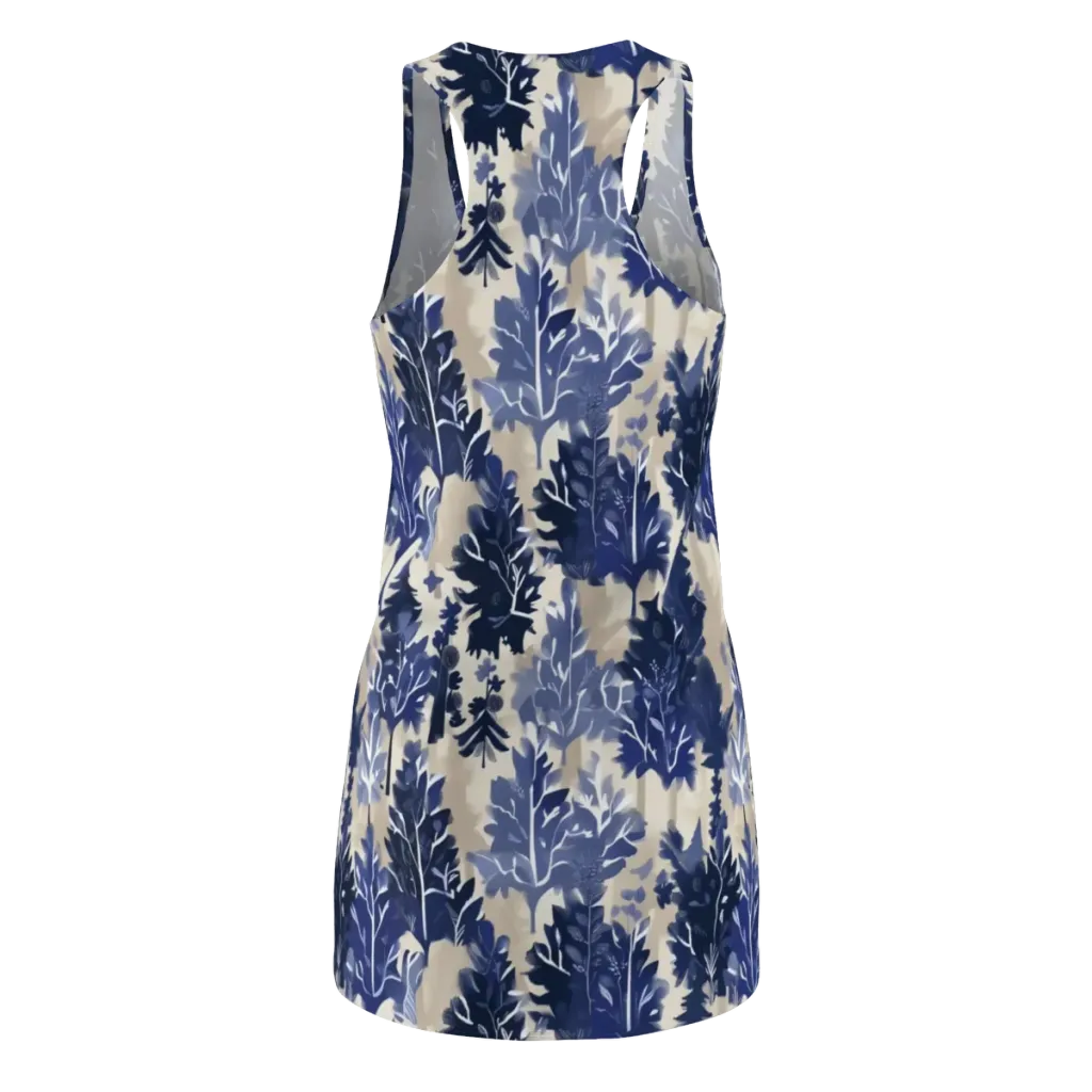 Indigo Understory on Racerback Dress — Back