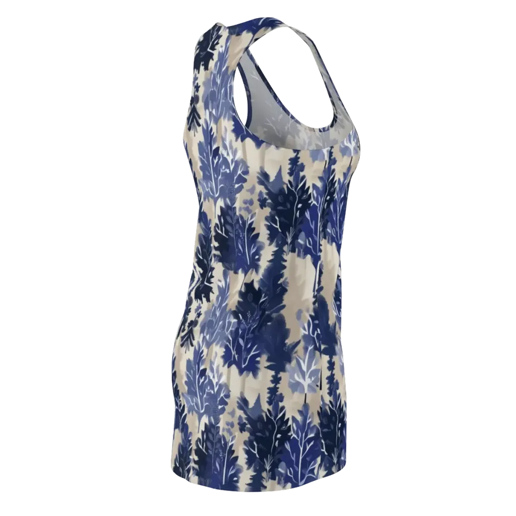 Indigo Understory on Racerback Dress — Back Side