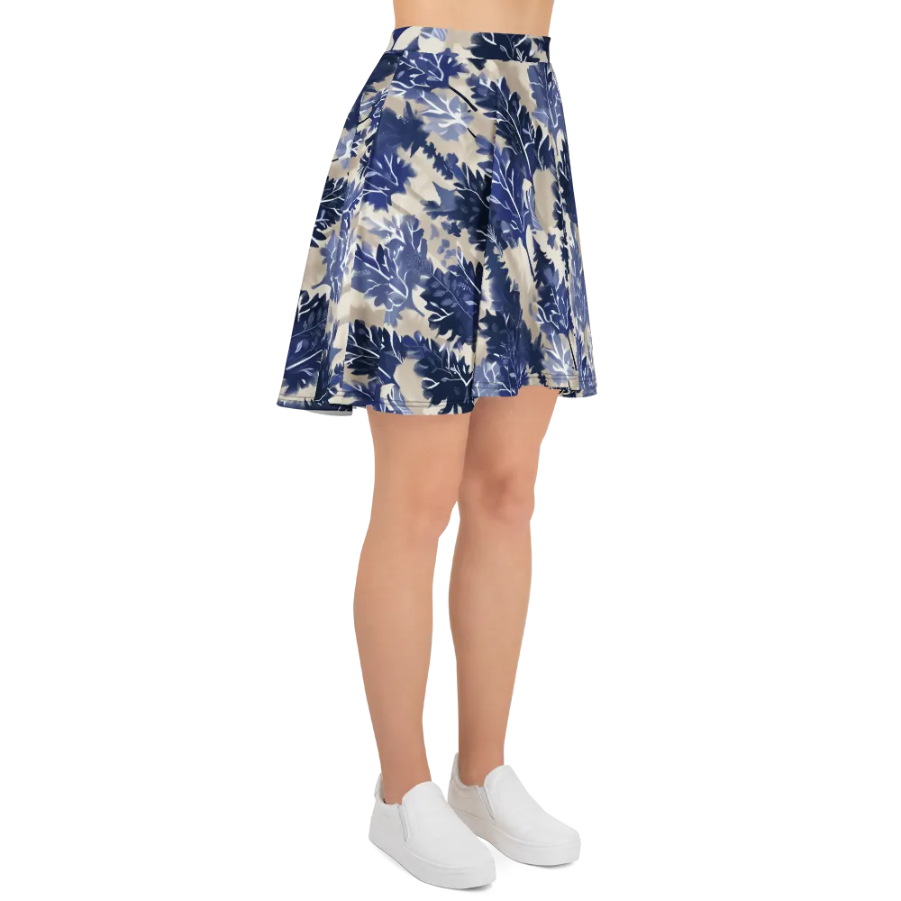 Indigo Understory on Skater Skirt — Right
