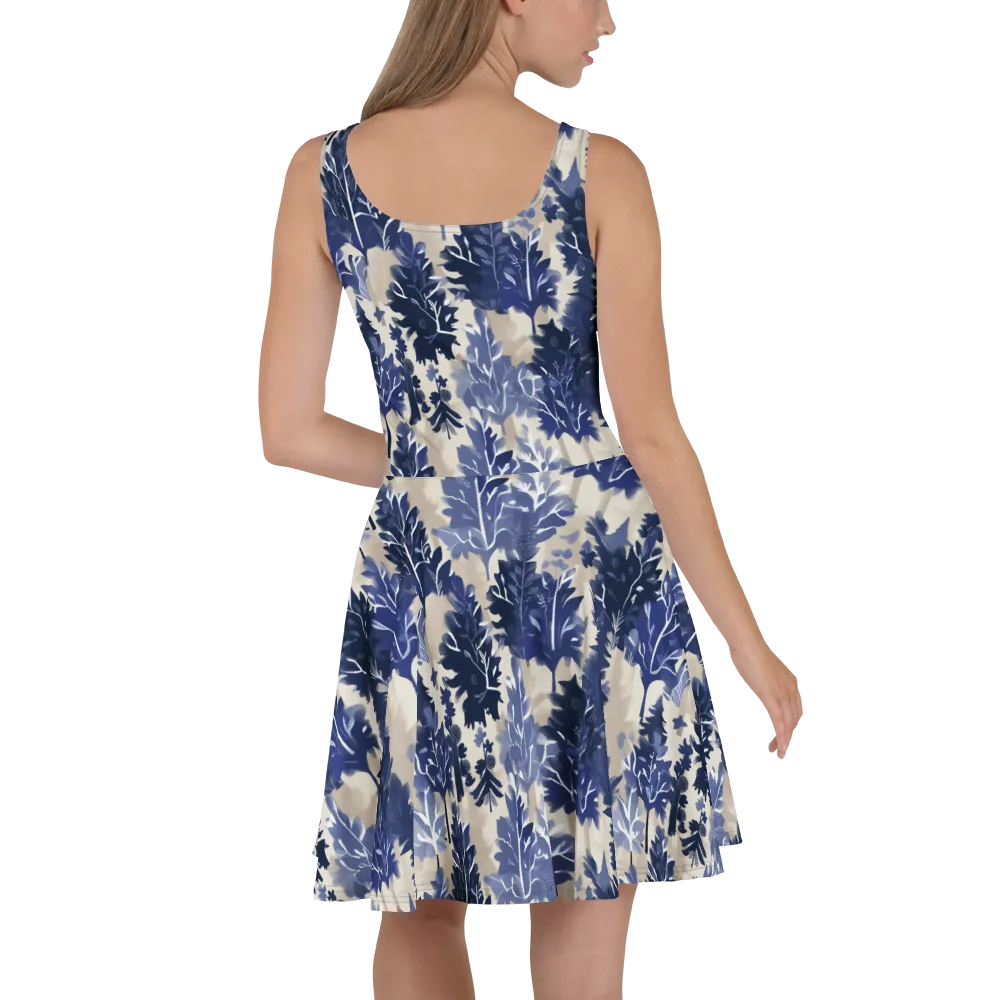 Indigo Understory on Skater Dress — Back