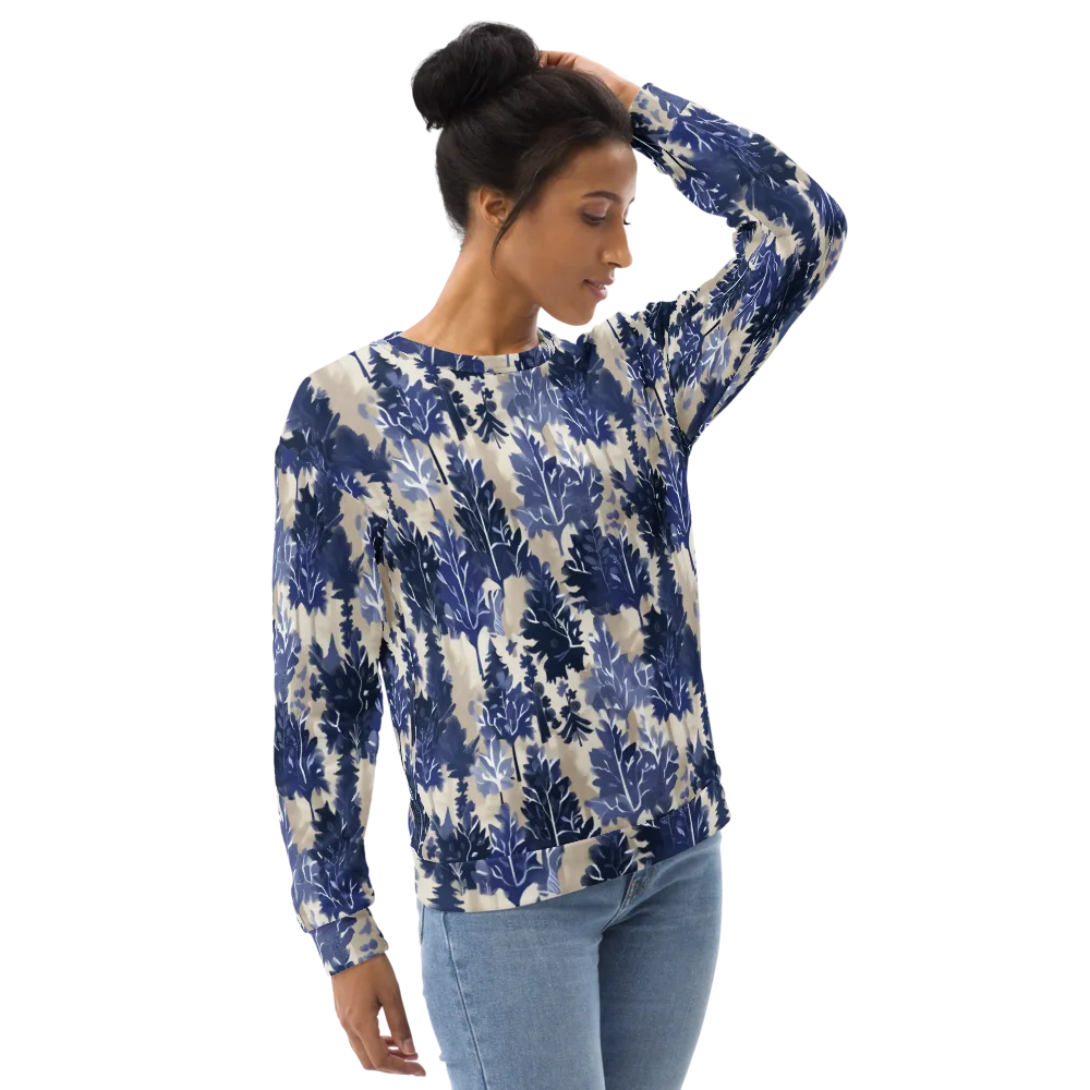 Indigo Understory on Sweatshirt — Right Front