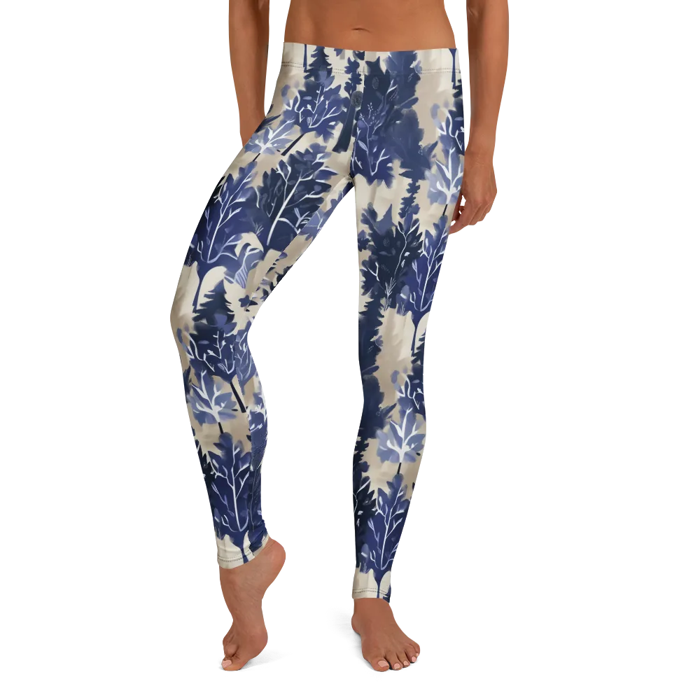 Indigo Understory on Leggings — Front