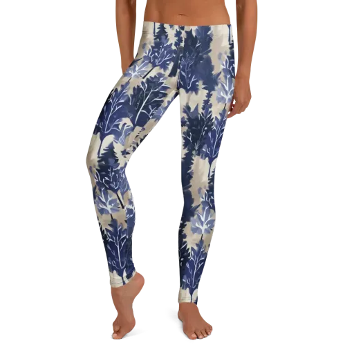 Indigo Understory on a Leggings