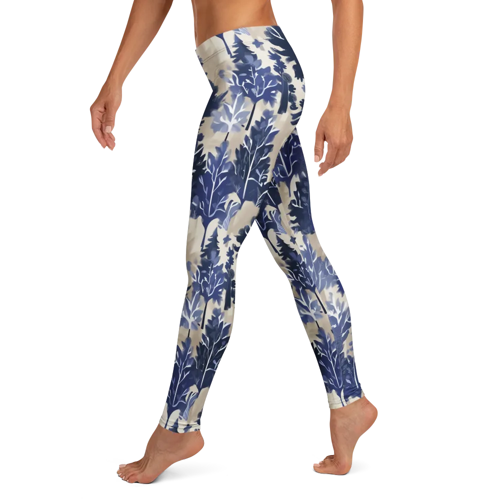 Indigo Understory on Leggings — Left