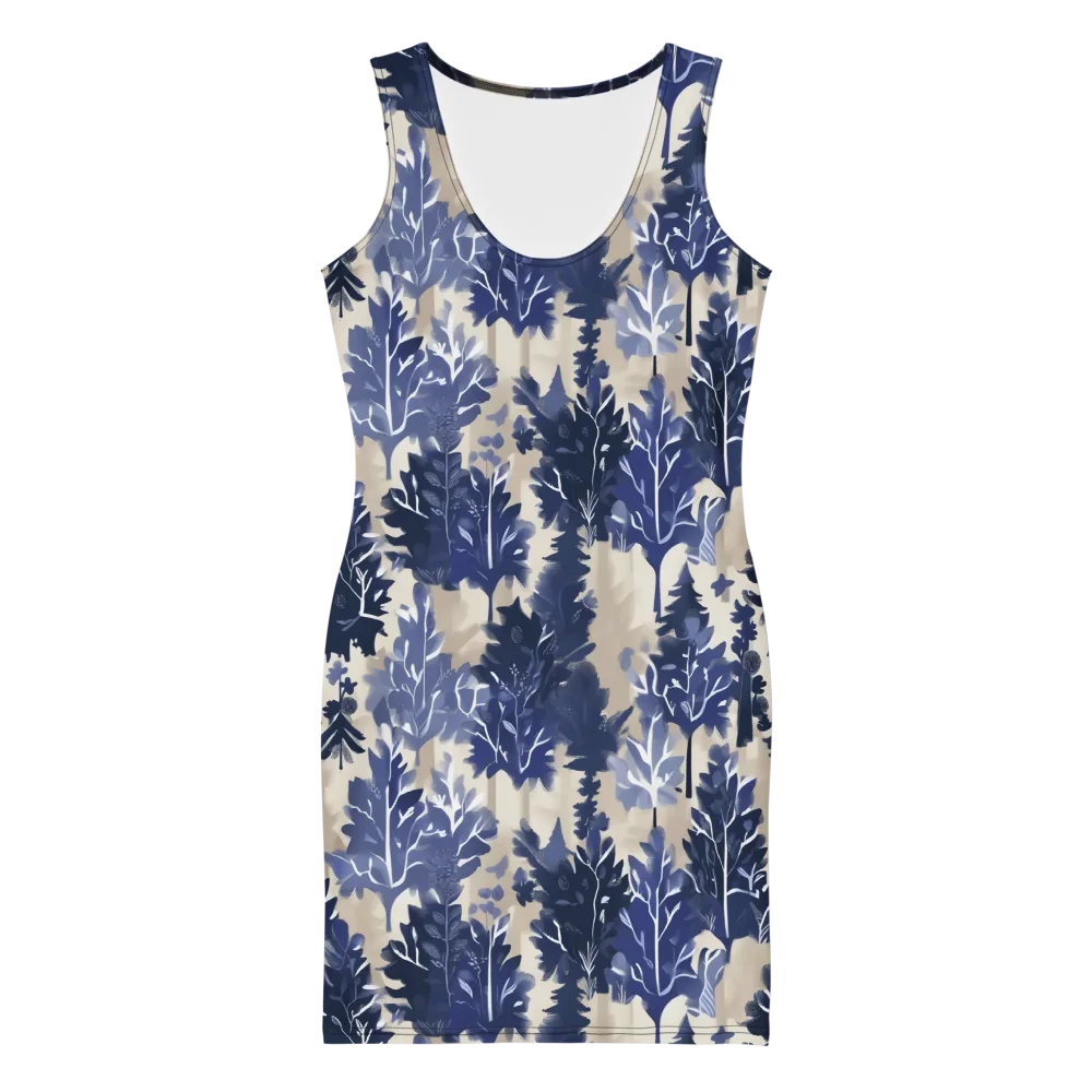 Indigo Understory on Bodycon Dress — Front