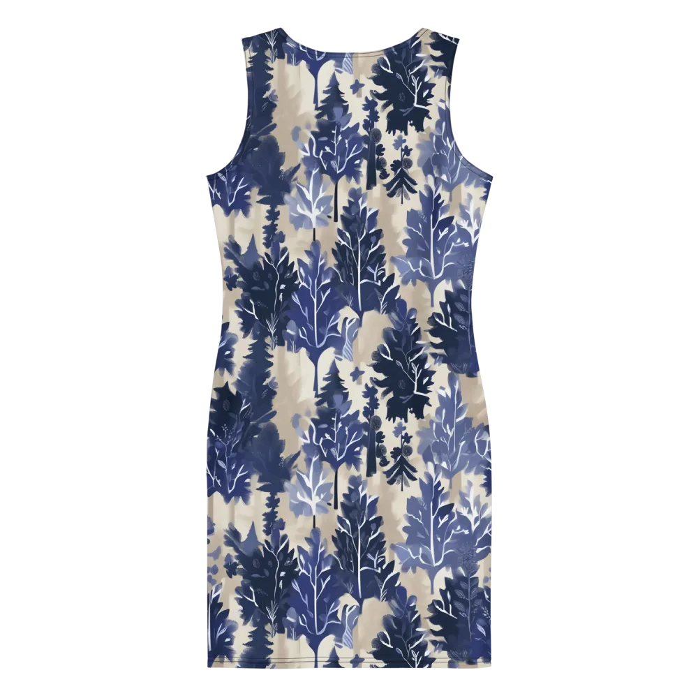 Indigo Understory on Bodycon Dress — Back