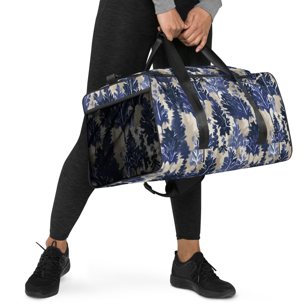 Indigo Understory on Duffle Bag — Right Front