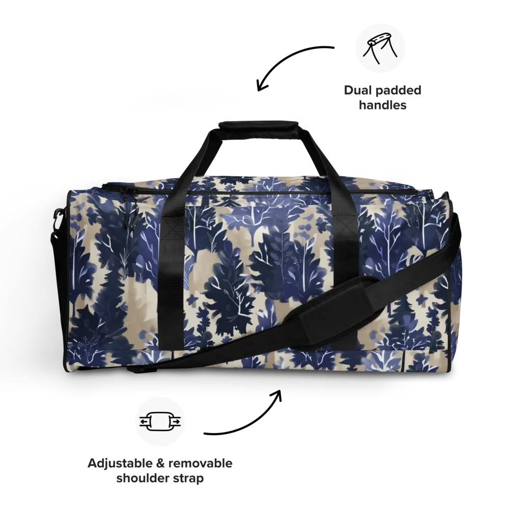Indigo Understory on Duffle Bag — Front