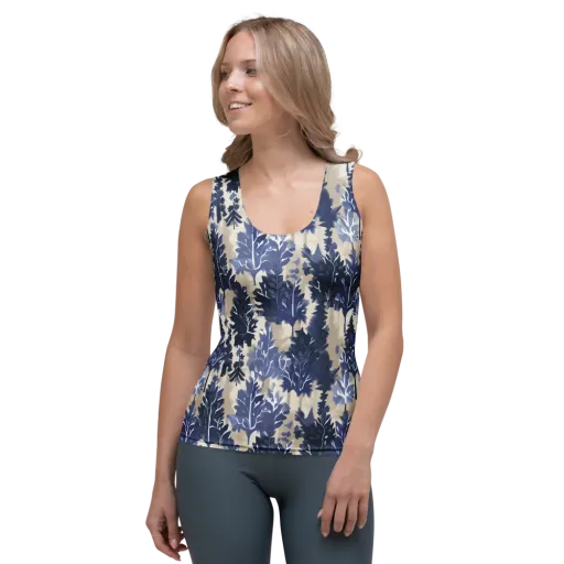 Indigo Understory on a Women's Tank Top