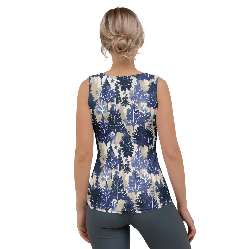 Indigo Understory on Women's Tank Top — Back