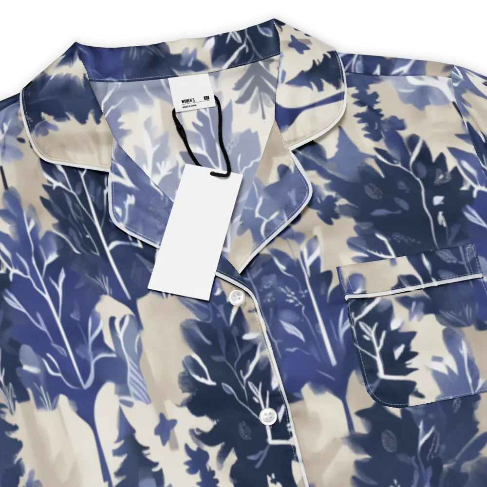 Indigo Understory on Women's Short Sleeve Pajama Top — Product details