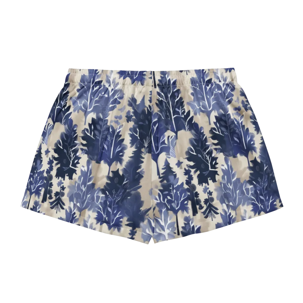 Indigo Understory on Women's Pajama Shorts — Back