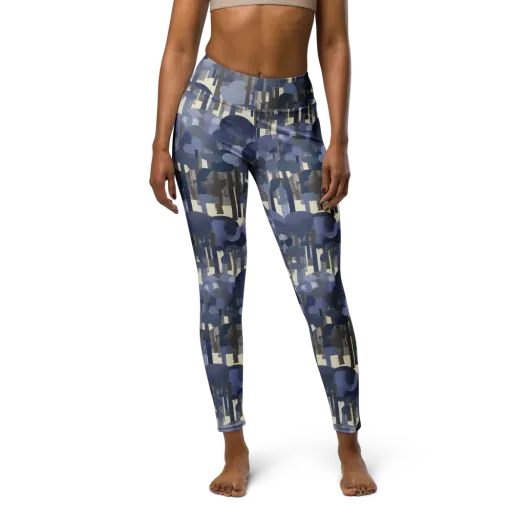 Bluewood Canopy on a Yoga Leggings