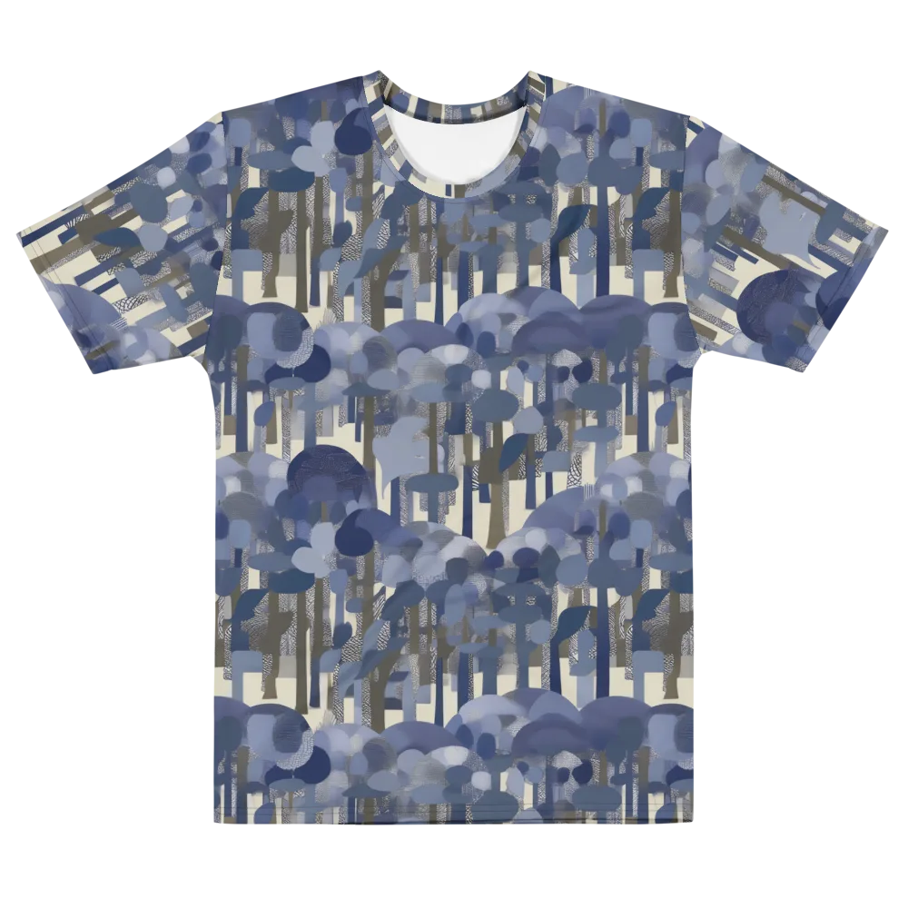 Bluewood Canopy on Men's Cotton Crew Neck T-Shirt — Front