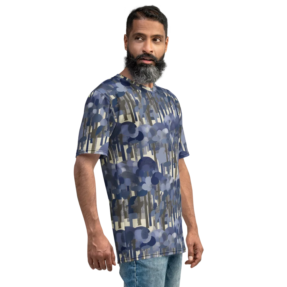 Bluewood Canopy on Men's Crew Neck T-Shirt — Right