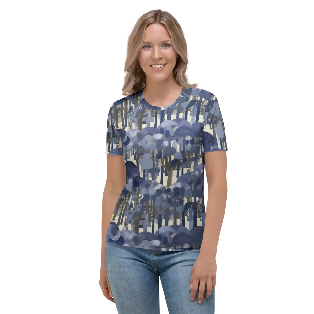 Bluewood Canopy on Women's Crew Neck T-Shirt — Front
