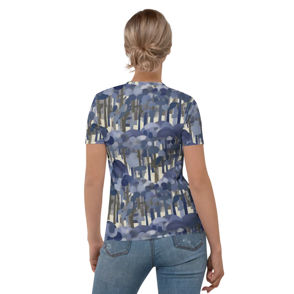 Bluewood Canopy on Women's Crew Neck T-Shirt — Back