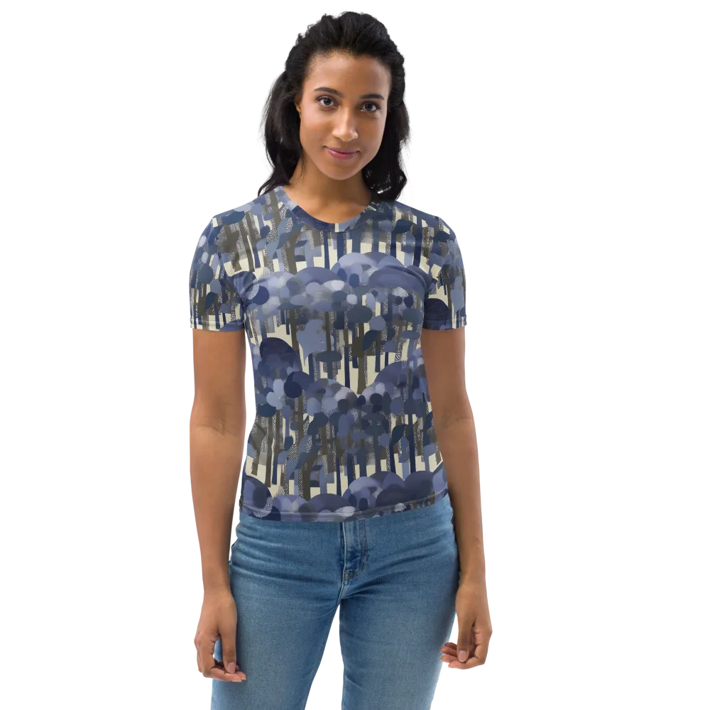 Bluewood Canopy on Women's Crew Neck T-Shirt — Front