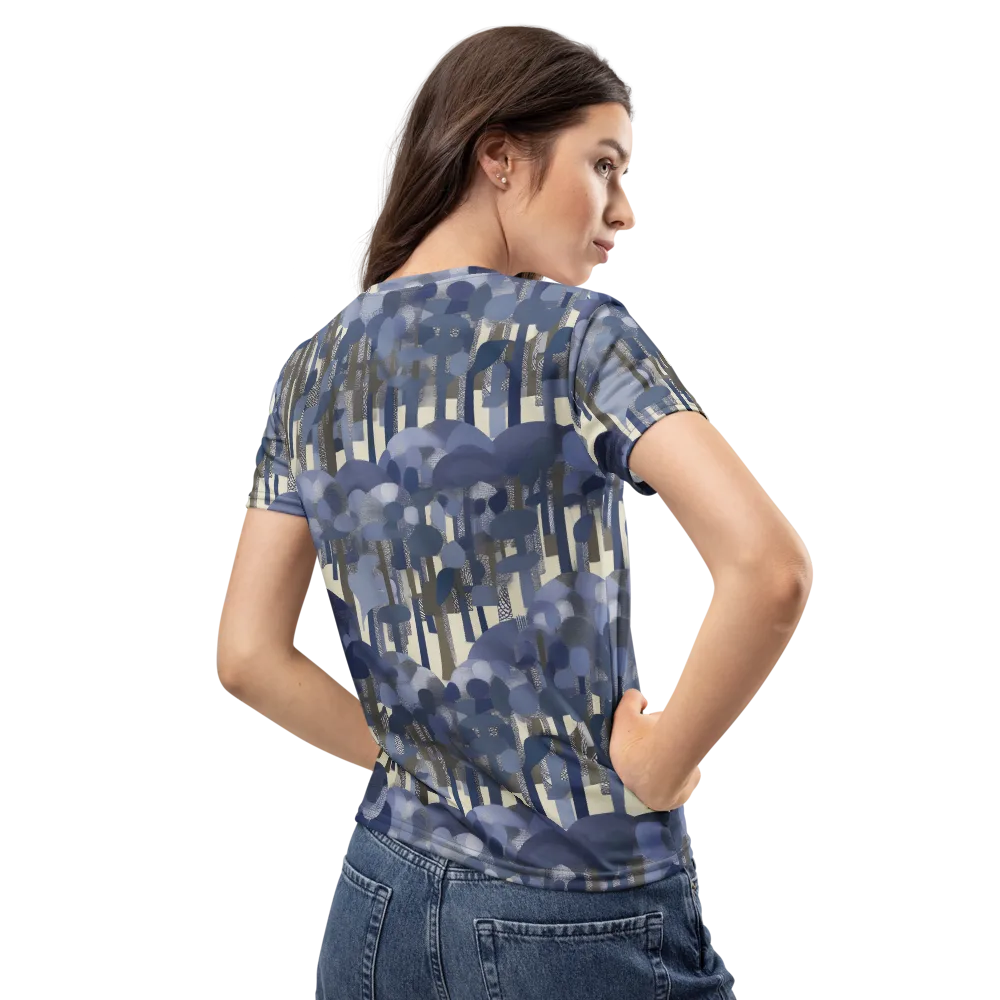 Bluewood Canopy on Women's Crew Neck T-Shirt — Back