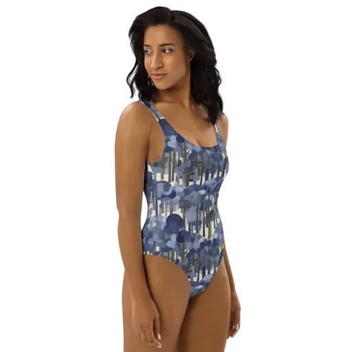 Bluewood Canopy on a One-Piece Swimsuit