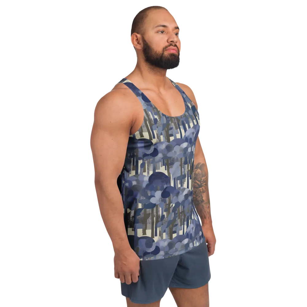 Bluewood Canopy on Men's Tank Top — Right Front