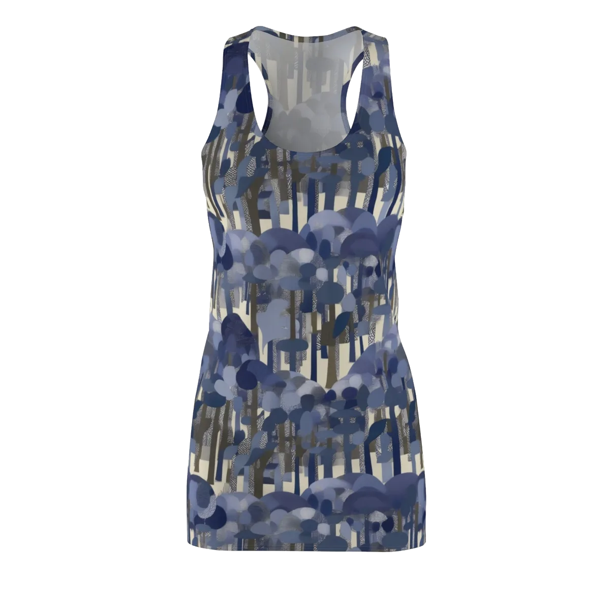 Bluewood Canopy on Racerback Dress — Front