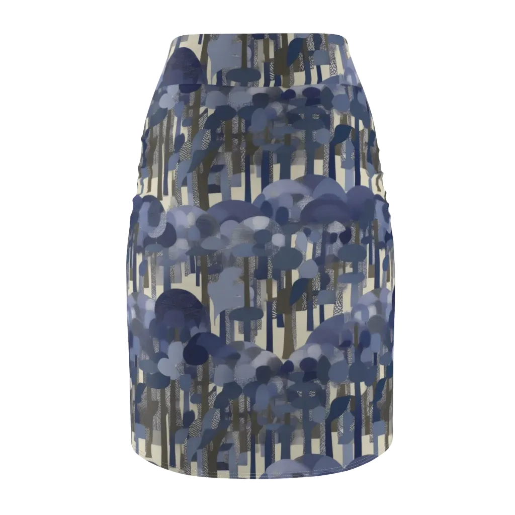 Bluewood Canopy on Pencil Skirt — Back