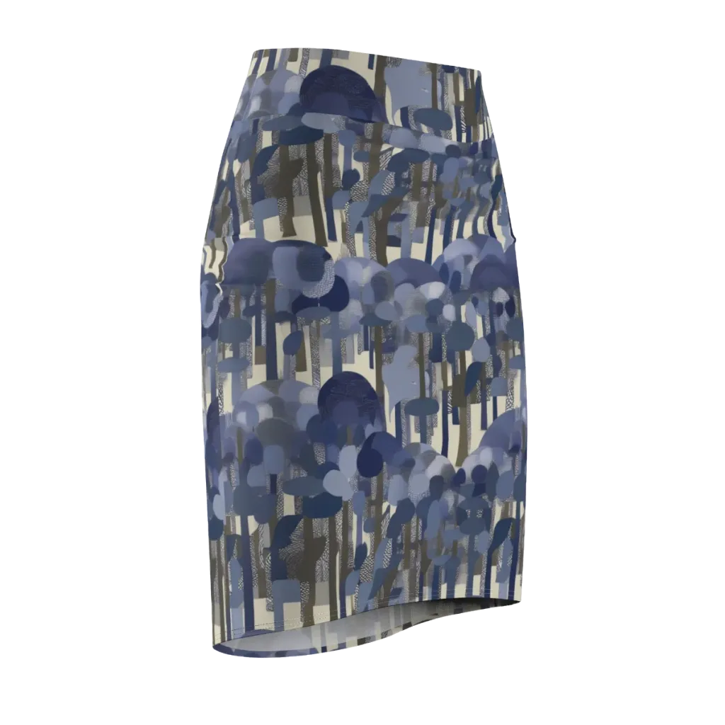 Bluewood Canopy on Pencil Skirt — Front Side