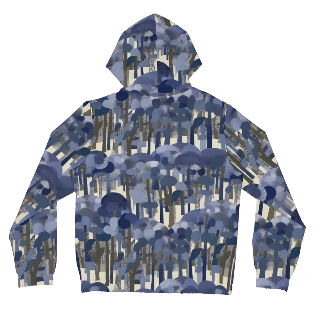 Bluewood Canopy on Women's Full-Zip Hoodie — Back