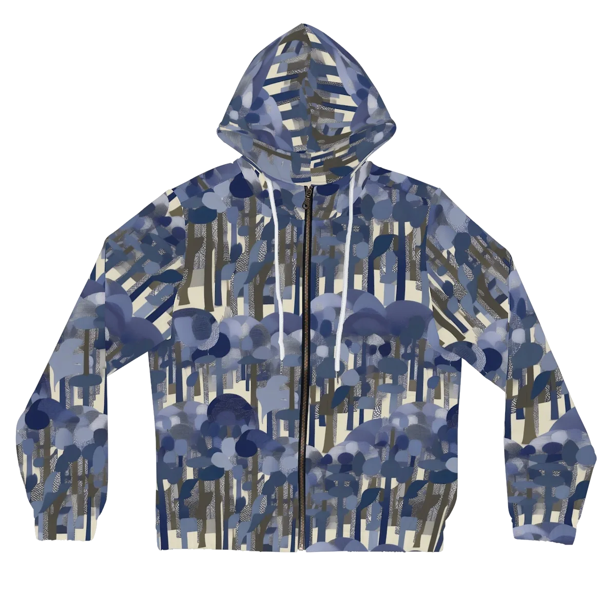 Bluewood Canopy on Women's Full-Zip Hoodie — Front