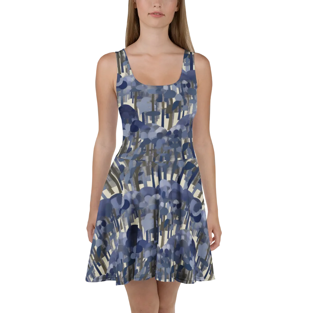 Bluewood Canopy on Skater Dress — Front